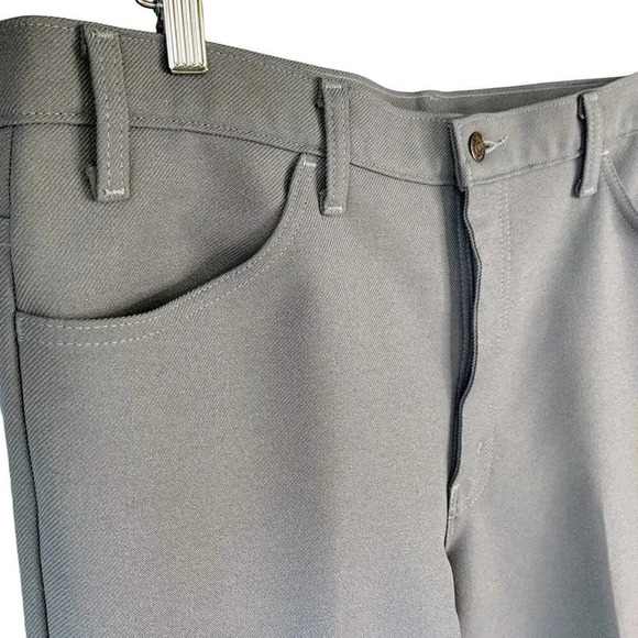 Levi's Vintage 90s Straight Leg Trouser Dress Pants Men Size 40X34 Heather Gray - Picture 5 of 14